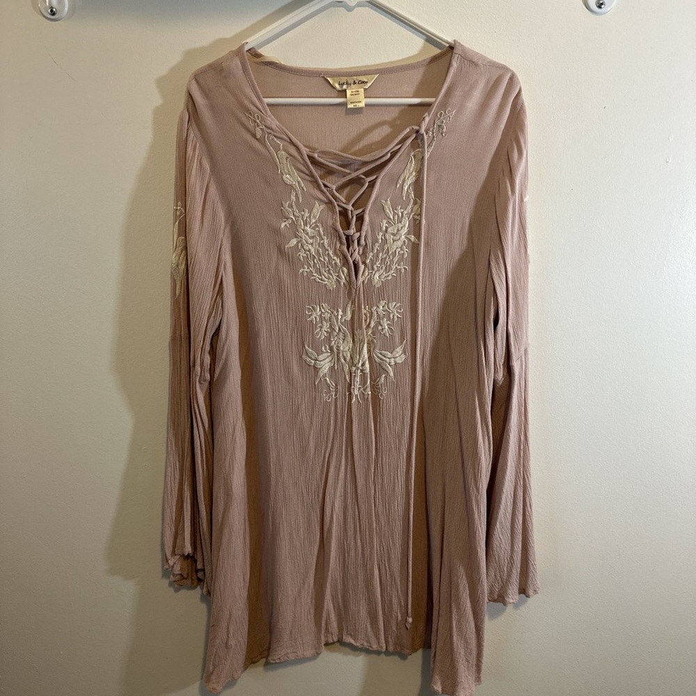 Bell sleeve dress
